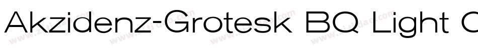 Akzidenz-Grotesk BQ Light Conde字体转换